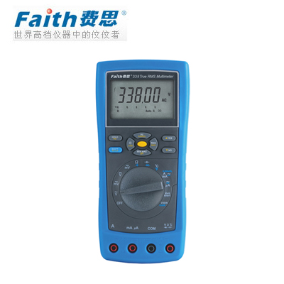 费思Faith  FT338 工业用数据通讯真有效值万用表(USB接口)