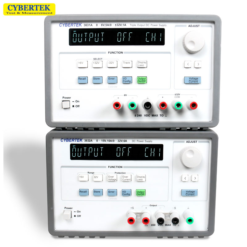 （停产）知用Cybertek 3631A（6V/5A ±32V/1A 三通道）数控线性直流电源