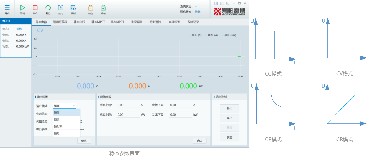 储能变流器的电池充放电测试设备